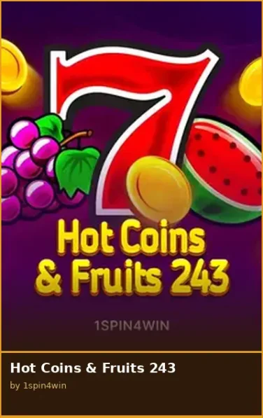 Hot Coins   Fruits 243