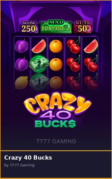 Crazy 40 Bucks