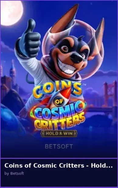 Coins of Cosmic Critters - Hold   Win