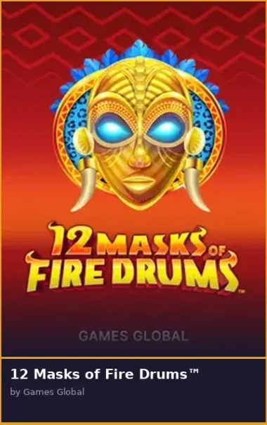 12 Masks of Fire Drums