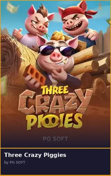 Three Crazy Piggies