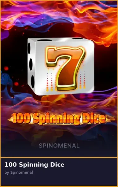 100 Spinning Dice