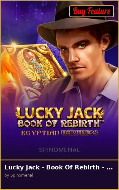 Lucky Jack - Book Of Rebirth - Egyptian Darkness